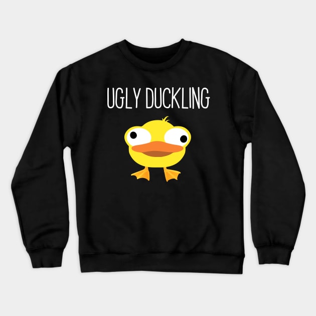 The Ugly Ugliest Duckling Face Crewneck Sweatshirt by DesIndie